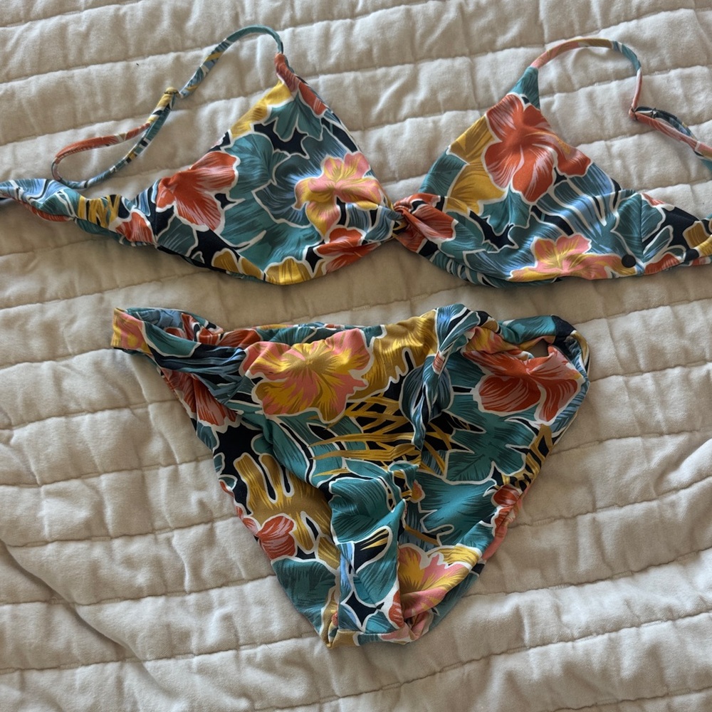 Volcom Floral Bikini Set